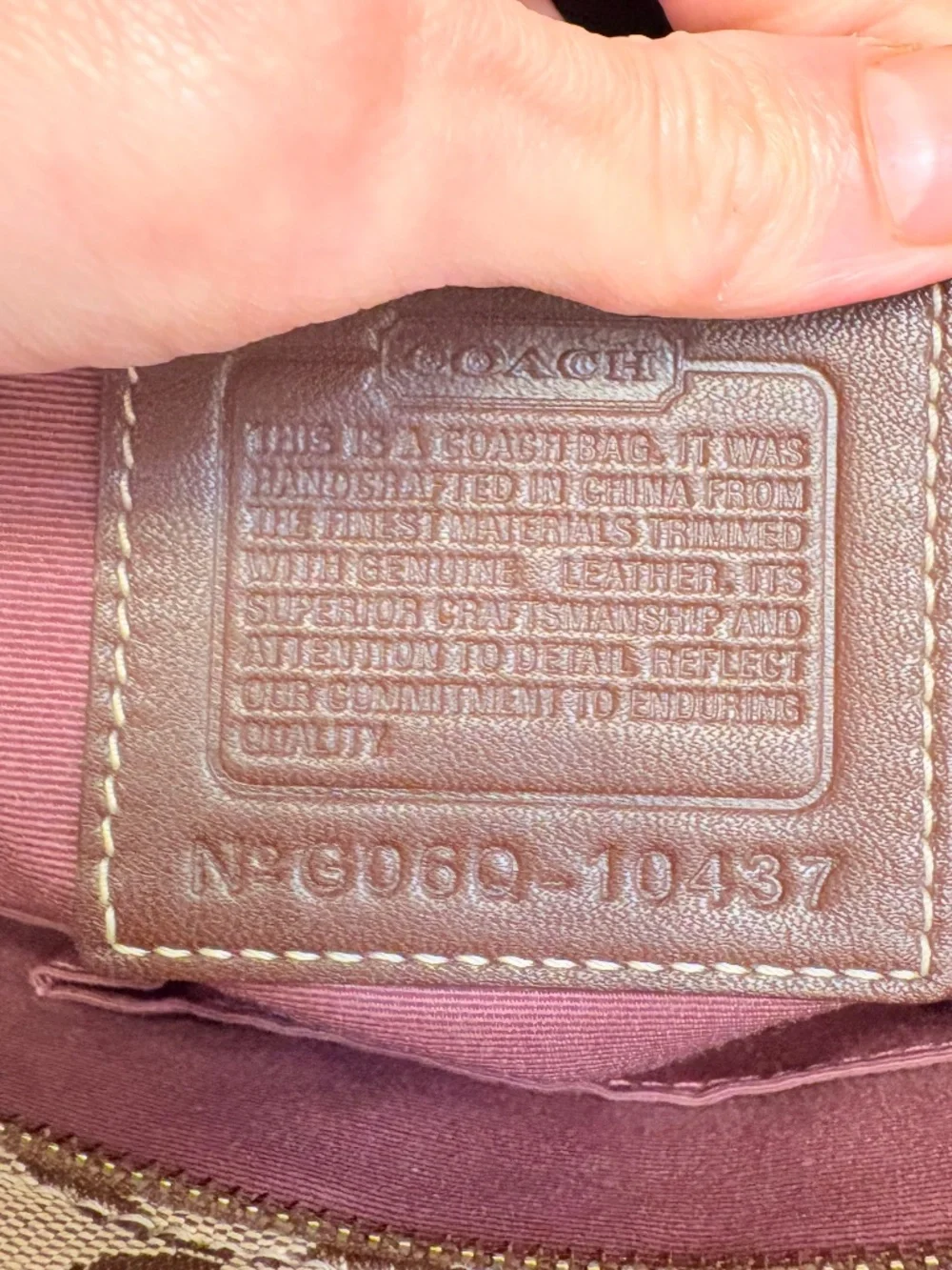 Coach 10437 vintage y2k rare limited edition holiday patchwork bag